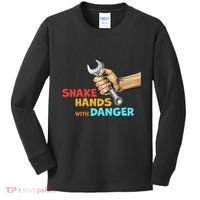 Shake Hands With Danger Retro Apparel Kids Long Sleeve Shirt thumb 0