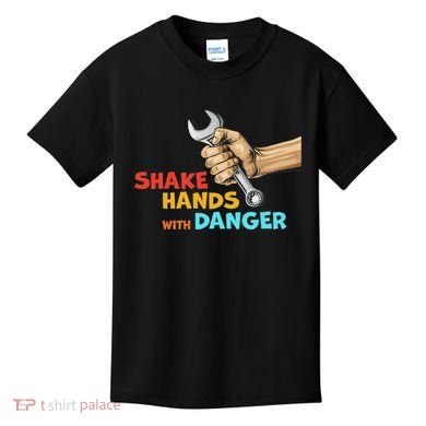 Shake Hands With Danger Retro Apparel Kids T-Shirt