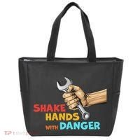 Shake Hands With Danger Retro Apparel Tote Bag thumb 0