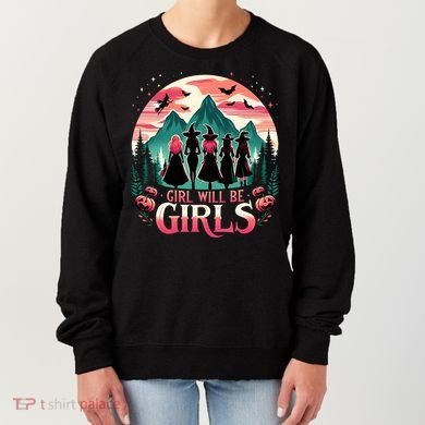 Spooky Halloween Witch Will Be Funny Witchy Vibes Gift Women's Sweatshirt