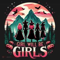 Spooky Halloween Witch Will Be Funny Witchy Vibes Gift Bucket Hat thumb 4