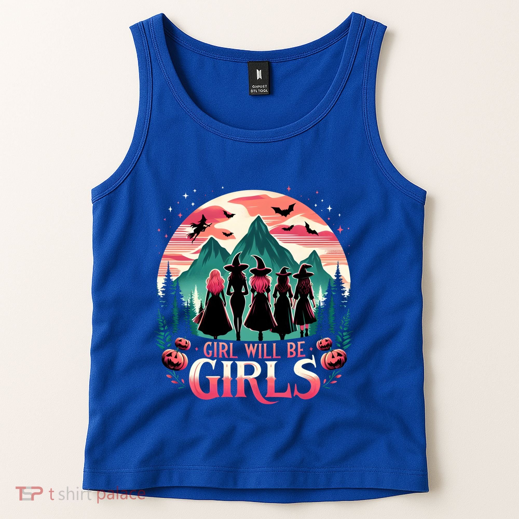 Spooky Halloween Witch Will Be Funny Witchy Vibes Gift Tank Top