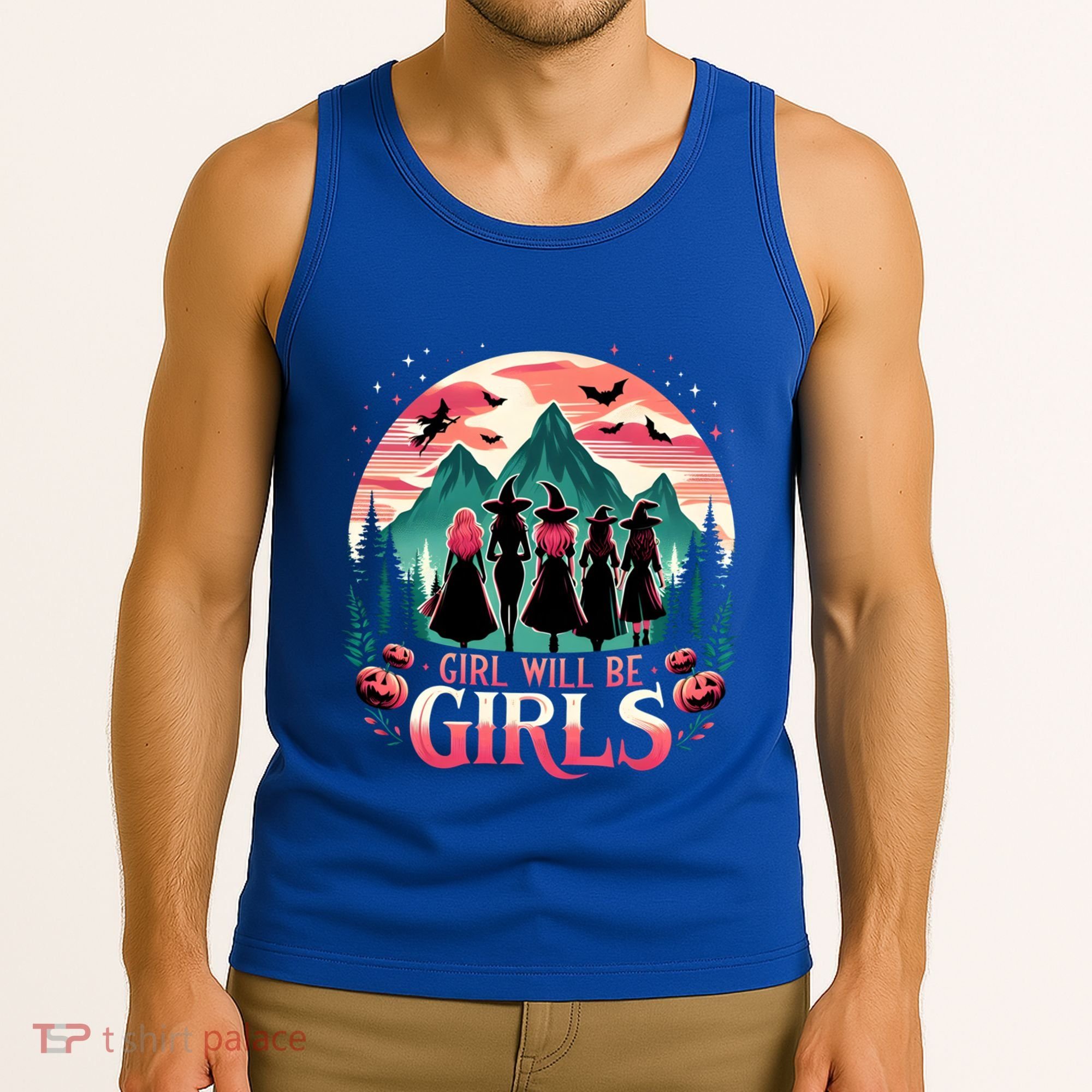 Spooky Halloween Witch Will Be Funny Witchy Vibes Gift Tank Top