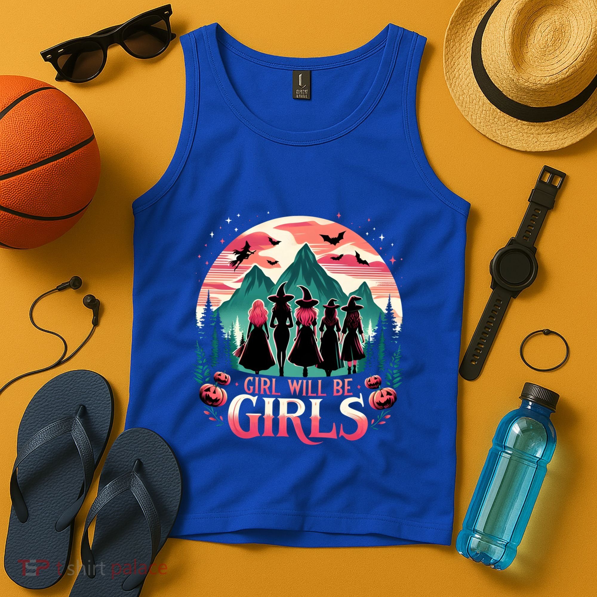 Spooky Halloween Witch Will Be Funny Witchy Vibes Gift Tank Top