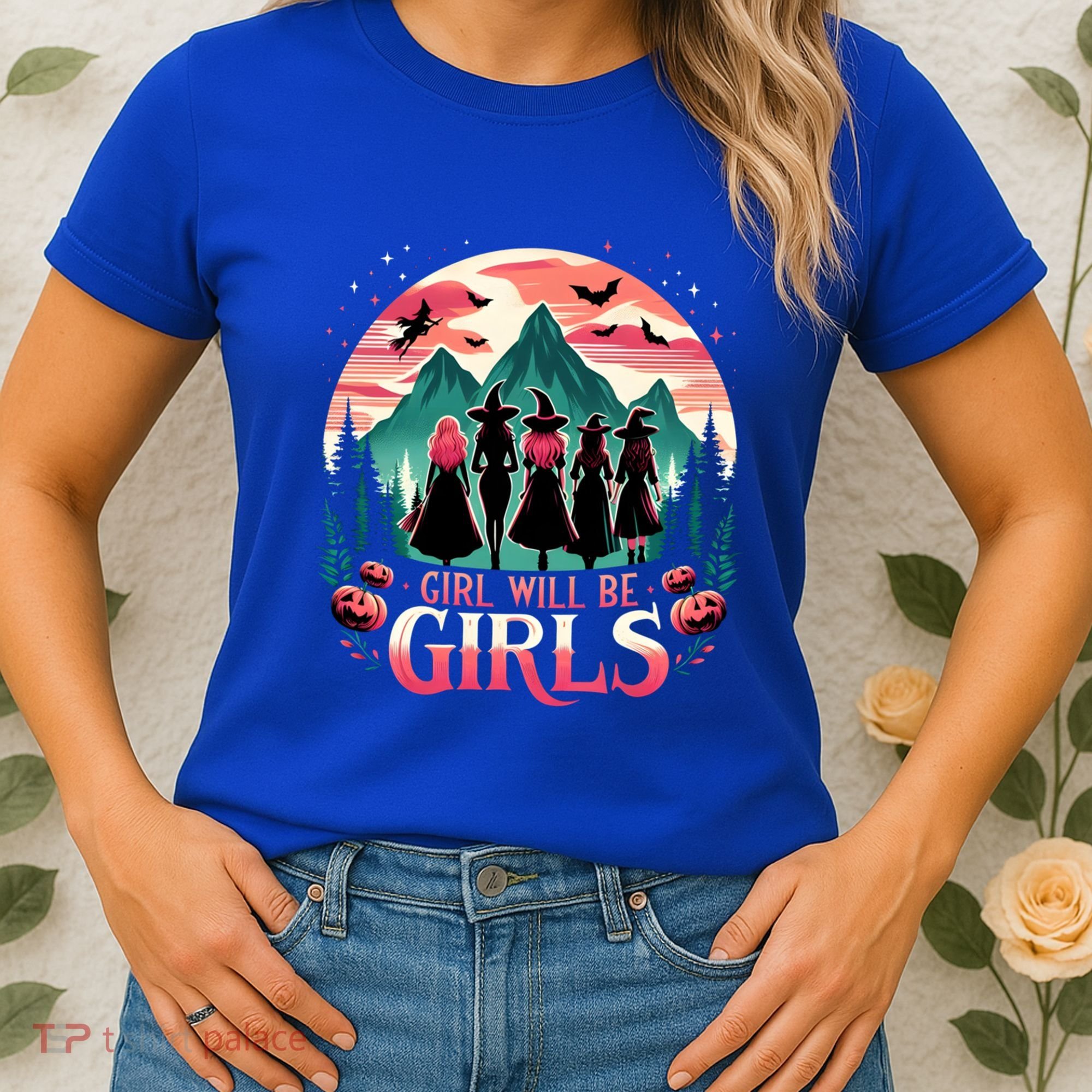 Spooky Halloween Witch Will Be Funny Witchy Vibes Gift Women's T-Shirt