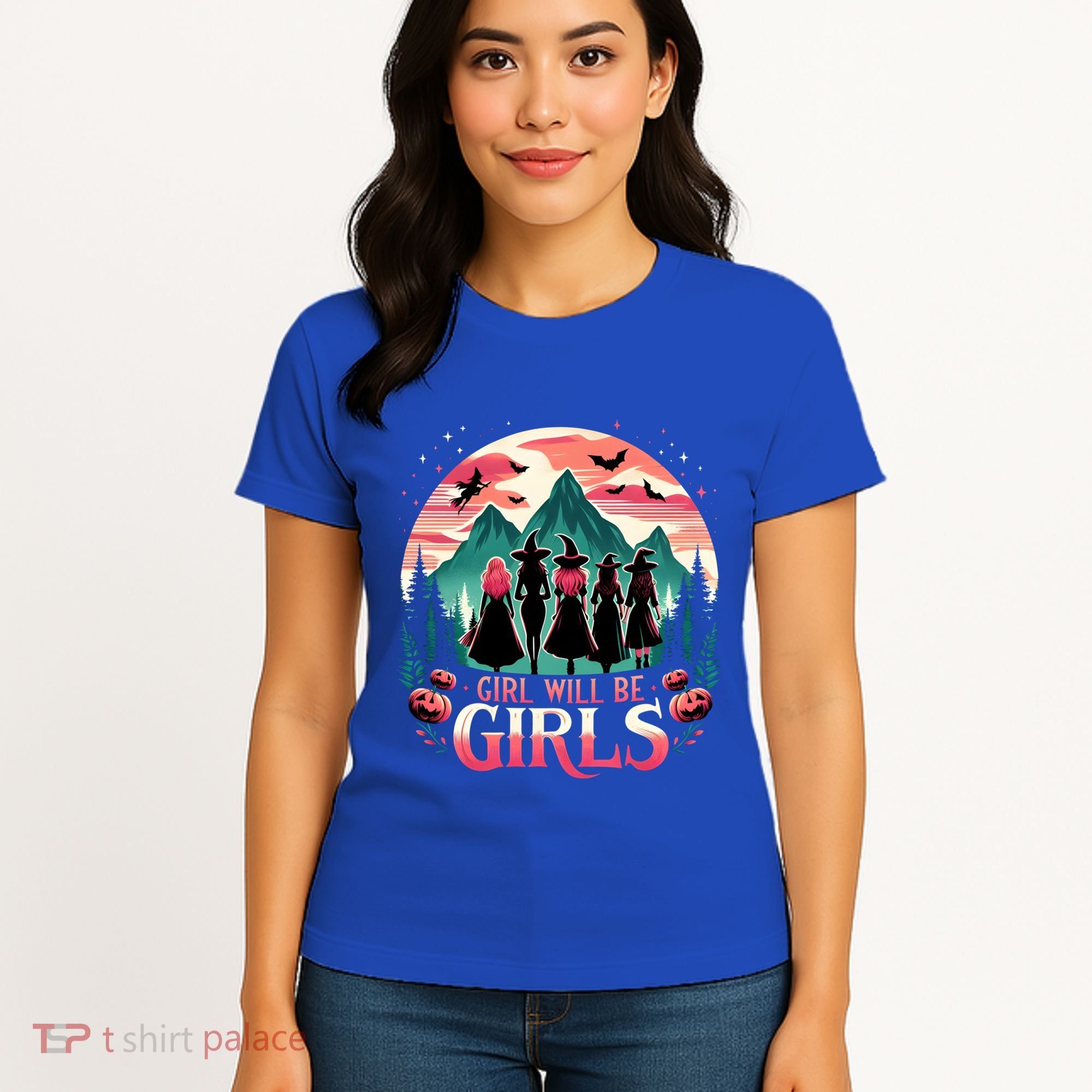 Spooky Halloween Witch Will Be Funny Witchy Vibes Gift Women's T-Shirt