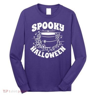 Spooky Halloween Witch Potion Long Sleeve Shirt
