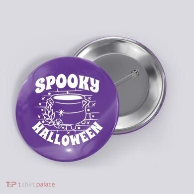 Spooky Halloween Witch Potion Button