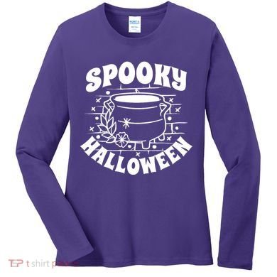 Spooky Halloween Witch Potion Women's Long Sleeve Shirt