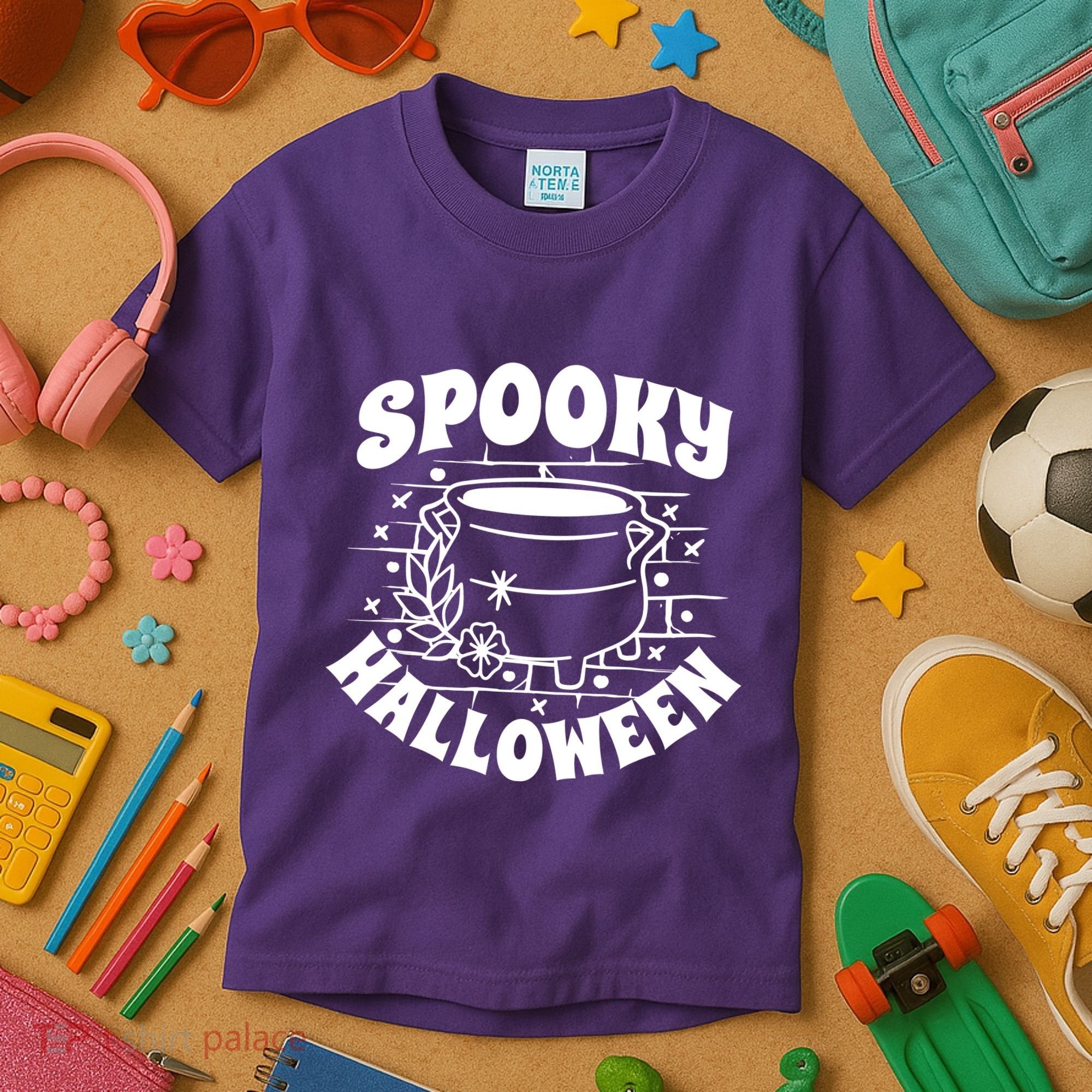 Spooky Halloween Witch Potion Kids T-Shirt