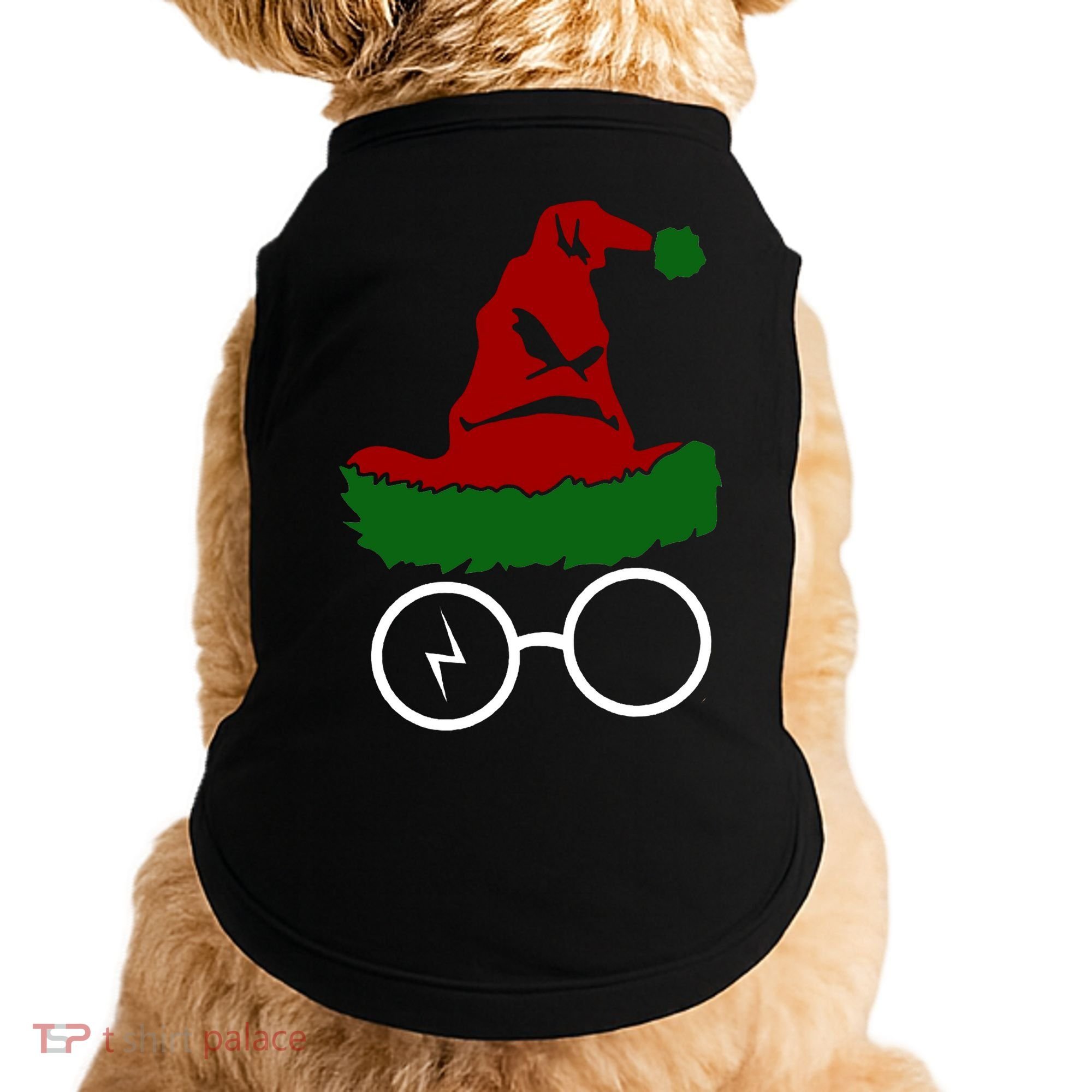 Sorting Hat Wizard Christmas Harry Xmas Gift Idea Doggie Tank