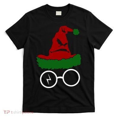 Sorting Hat Wizard Christmas Harry Xmas Gift Idea T-Shirt