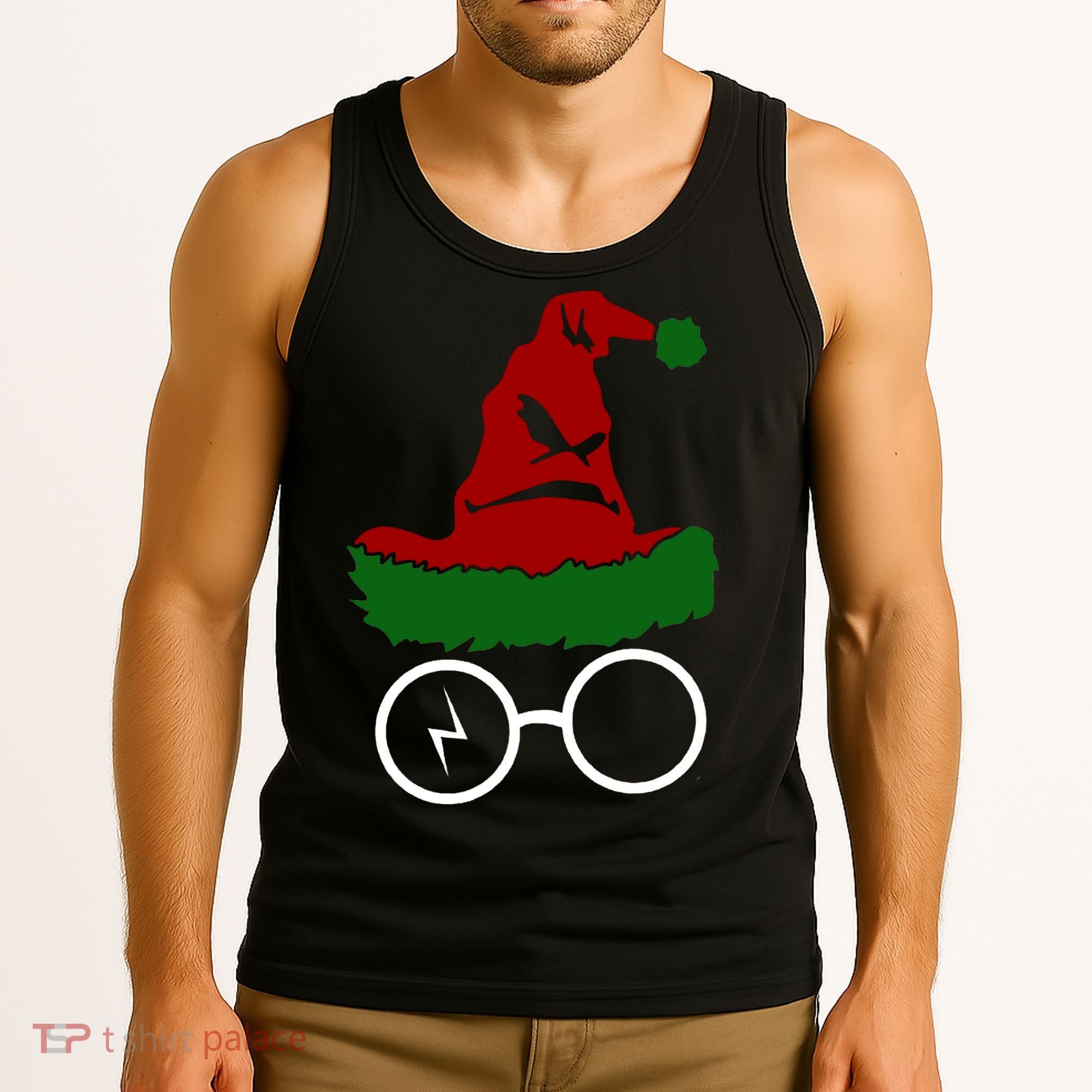 Sorting Hat Wizard Christmas Harry Xmas Gift Idea Tank Top