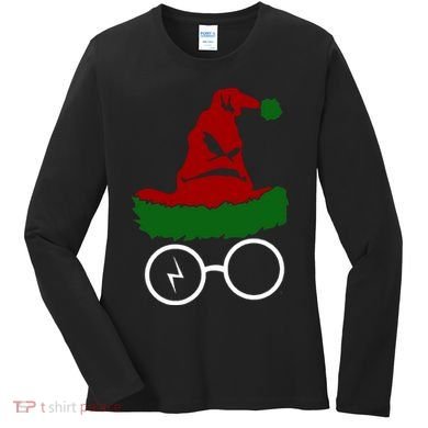 Sorting Hat Wizard Christmas Harry Xmas Gift Idea Women's Long Sleeve Shirt