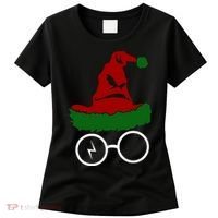 Sorting Hat Wizard Christmas Harry Xmas Gift Idea Women's T-Shirt thumb 0