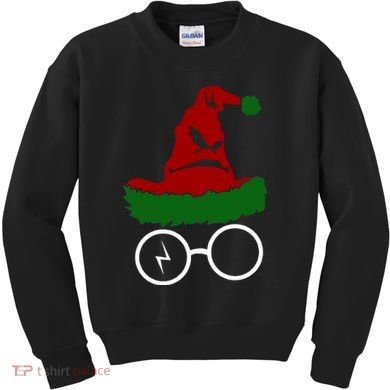 Sorting Hat Wizard Christmas Harry Xmas Gift Idea Kids Sweatshirt