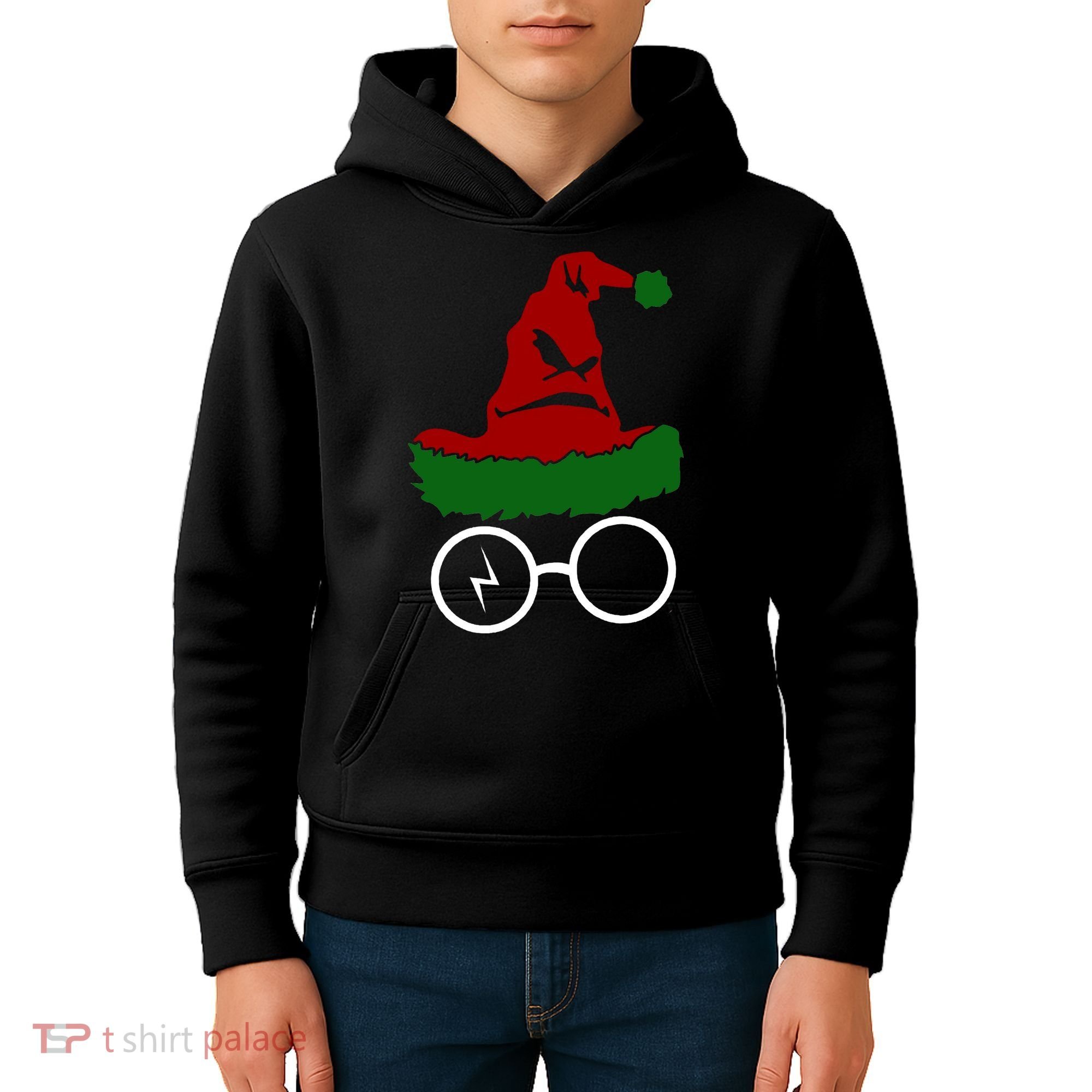 Sorting Hat Wizard Christmas Harry Xmas Gift Idea Kids Hoodie
