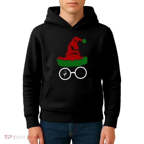 Sorting Hat Wizard Christmas Harry Xmas Gift Idea Kids Hoodie