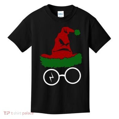 Sorting Hat Wizard Christmas Harry Xmas Gift Idea Kids T-Shirt