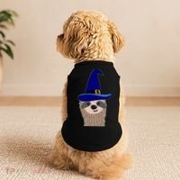 Scary Halloween Wizard Hat Sloth Gift Doggie Tank thumb 2