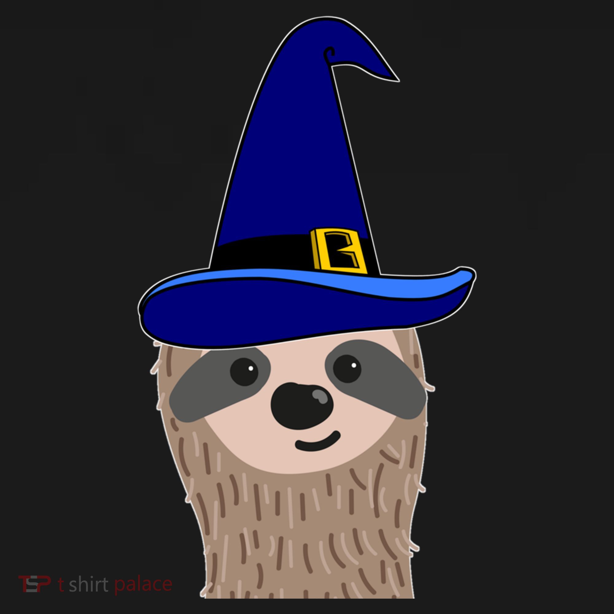 Scary Halloween Wizard Hat Sloth Gift Backpack