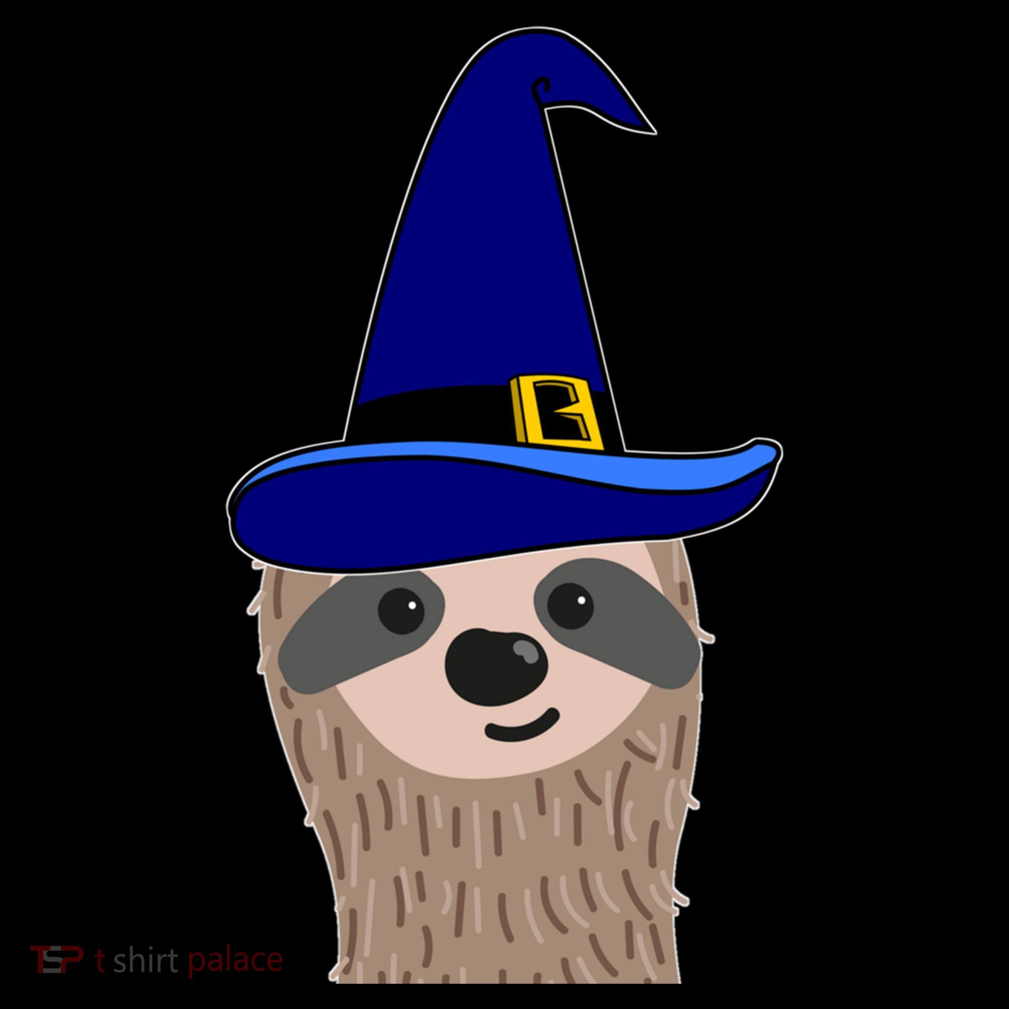 Scary Halloween Wizard Hat Sloth Gift Bucket Hat