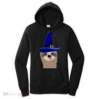 Scary Halloween Wizard Hat Sloth Gift Women's Hoodie thumb 0