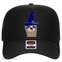 Scary Halloween Wizard Hat Sloth Gift Hat thumb 0