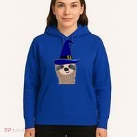 Scary Halloween Wizard Hat Sloth Gift Hoodie thumb 5