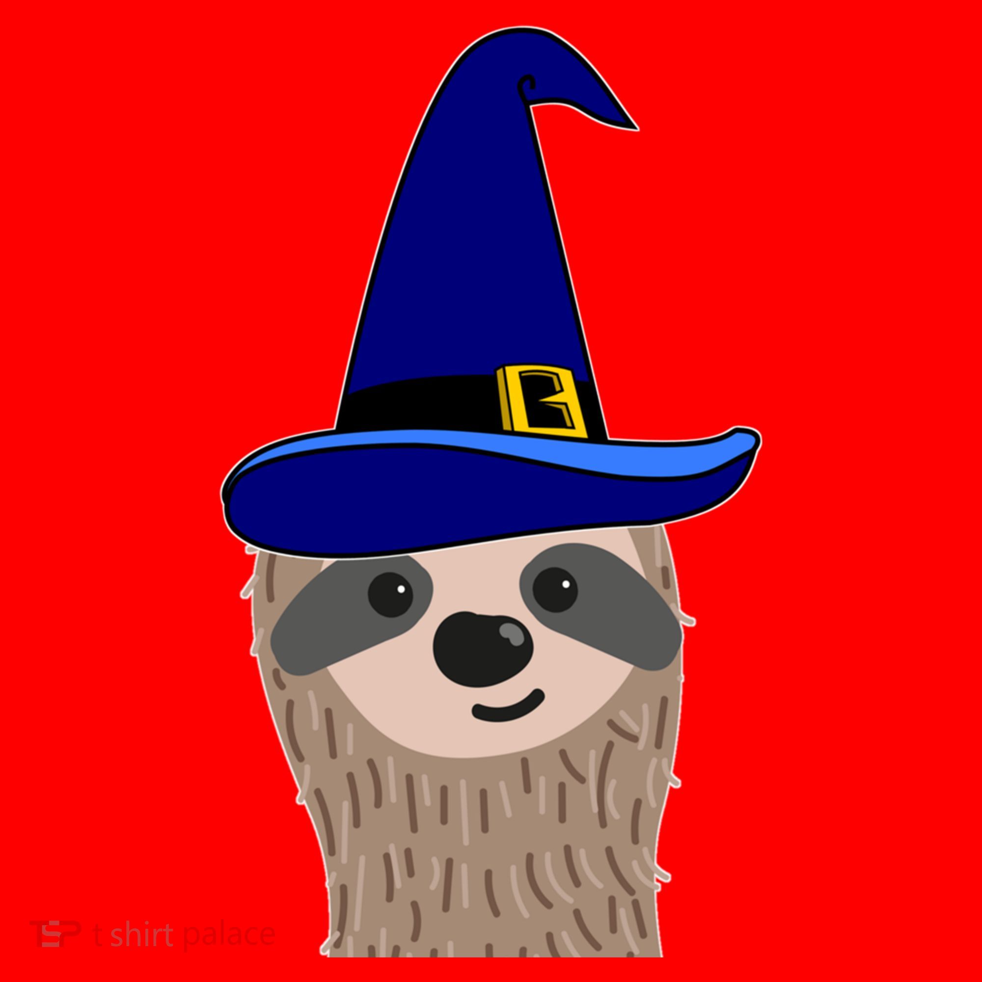 Scary Halloween Wizard Hat Sloth Gift Santa Hat