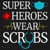 Super Heroes Wear Scrubs Nursing Cute Medical Nurse Women's Tank Top thumb 5