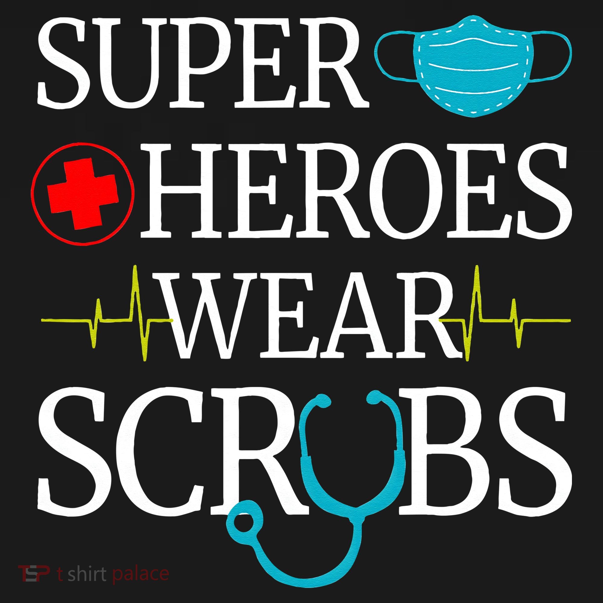 Super Heroes Wear Scrubs Nursing Cute Medical Nurse Women's Tank Top