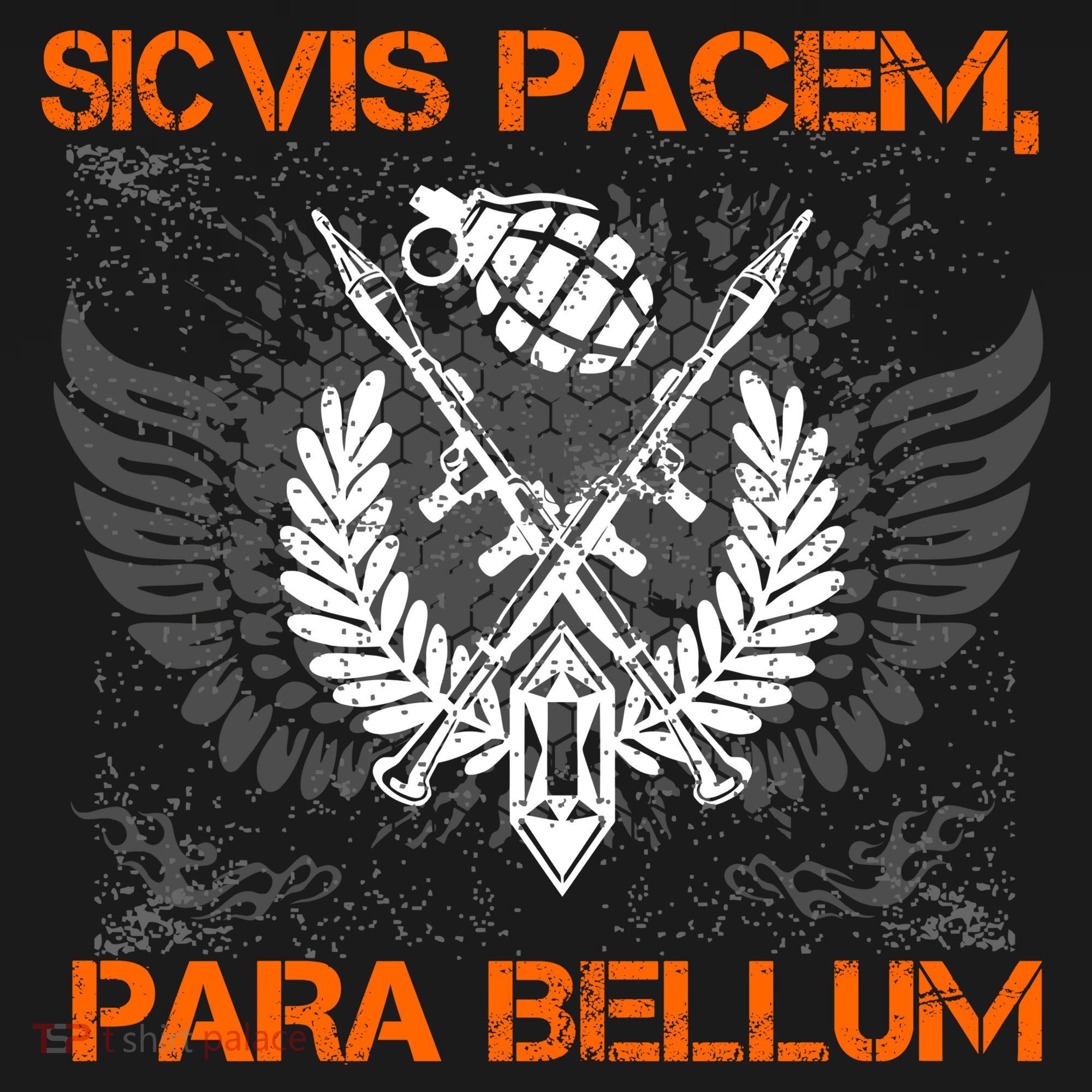 Si Vis Pacem Para Bellum Peace War USA-Made Doggie Bandana