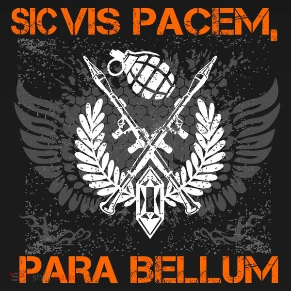 Si Vis Pacem Para Bellum Peace War Bucket Hat