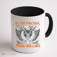 Si Vis Pacem Para Bellum Peace War Coffee Mug thumb 1