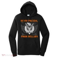 Si Vis Pacem Para Bellum Peace War Women's Hoodie thumb 0
