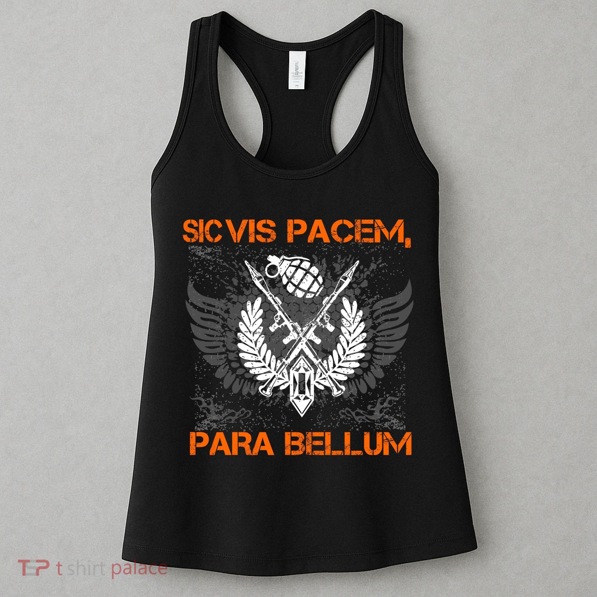 Si Vis Pacem Para Bellum Peace War Women's Tank Top
