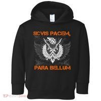 Si Vis Pacem Para Bellum Peace War Toddler Hoodie thumb 0