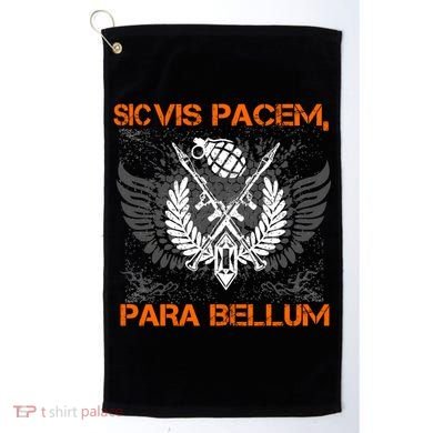 Si Vis Pacem Para Bellum Peace War Golf Towel