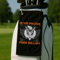 Si Vis Pacem Para Bellum Peace War Golf Towel thumb 2