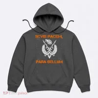 Si Vis Pacem Para Bellum Peace War Hoodie thumb 0