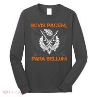 Si Vis Pacem Para Bellum Peace War Long Sleeve Shirt thumb 0