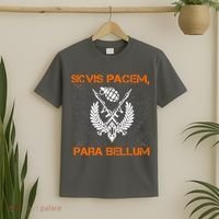 Si Vis Pacem Para Bellum Peace War T-Shirt thumb 2