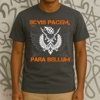 Si Vis Pacem Para Bellum Peace War T-Shirt thumb 3