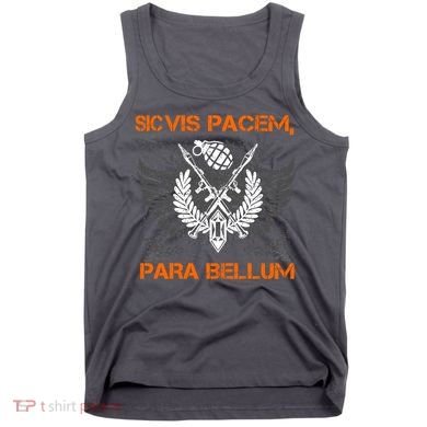 Si Vis Pacem Para Bellum Peace War Tank Top