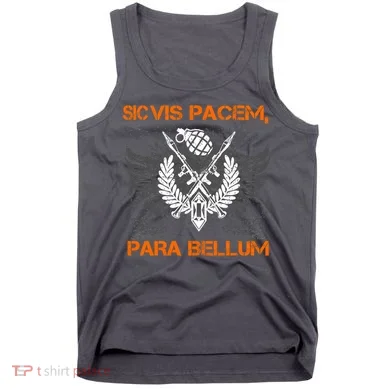 Si Vis Pacem Para Bellum Peace War Tank Top