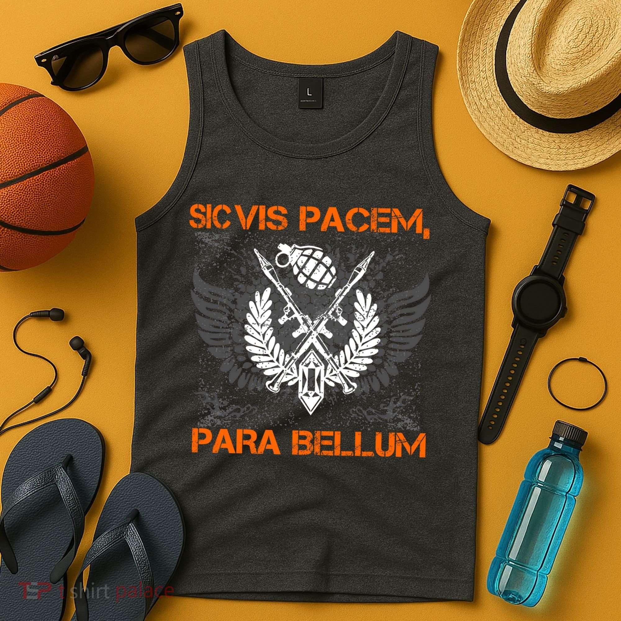 Si Vis Pacem Para Bellum Peace War Tank Top