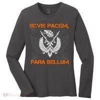 Si Vis Pacem Para Bellum Peace War Women's Long Sleeve Shirt thumb 0