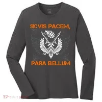 Si Vis Pacem Para Bellum Peace War Women's Long Sleeve Shirt thumb 0