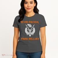 Si Vis Pacem Para Bellum Peace War Women's T-Shirt thumb 4